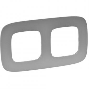 Legrand  Valena Allure Rahmen 2-fach (aluminium) 