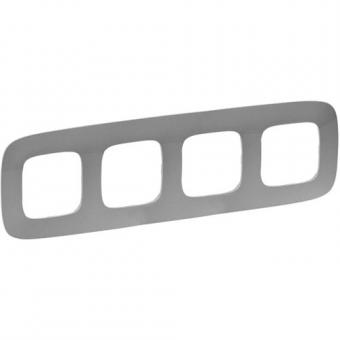 Legrand  Valena Allure Rahmen 4-fach (aluminium) 