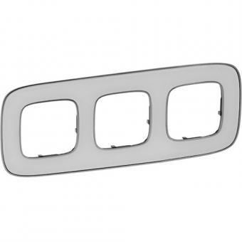 Legrand  Valena Allure Rahmen 3-fach (white mirror) 