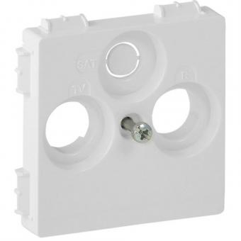 Legrand  Valena Life, Abdeckung für TV+R-SAT, 30mm Hirschmann (ultraweiß) 