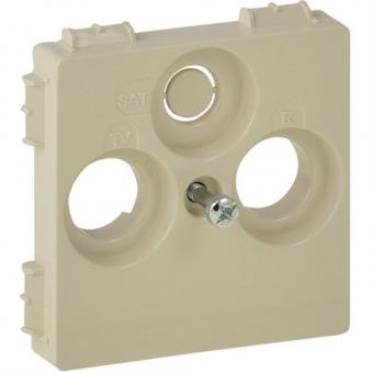 Legrand  Valena Life, Abdeckung für TV+R-SAT, 30mm Hirschmann (mandelweiß) 