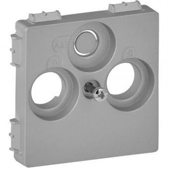 Legrand  Valena Life, Abdeckung für TV+R-SAT, 30mm Hirschmann (aluminium) 