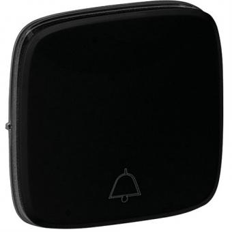 Legrand  Valena Allure, Wippe für Wechseltaster, Symbol Glocke (mattschwarz) 