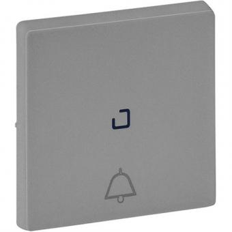 Legrand  Valena Life, Wippe für Wechseltaster, Symbol Glocke, beleuchtbar (aluminium) 