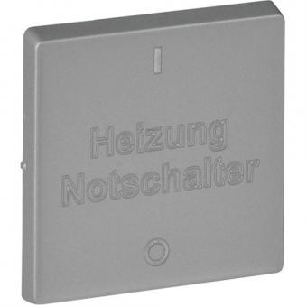 Legrand Valena Life, Wippe für Ausschalter mit Aufdruck HEIZUNG NOT-AUS (aluminium) 