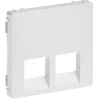Legrand Valena Life, Abdeckung RJ11/RJ45 2-fach (ultraweiß) 