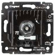 Einsatz Dimmer mit Druck-WechselschalterADW-LS10 1000VA Phasenanschnitt 