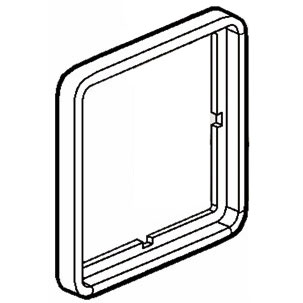 Adapter 50x50mm, Creo ultraweiss 