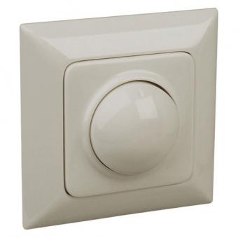 Abdeckung Drehdimmer Creo mandelweiss 