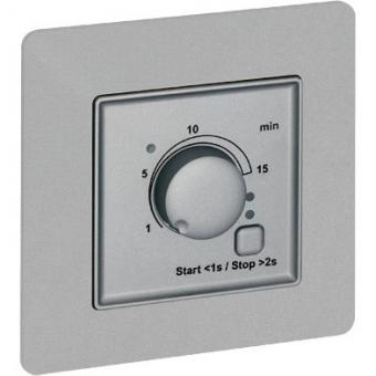 Legrand Valena Life, Zeitschalter mit Drehknopf, 0 – 15 Minuten (aluminium) 