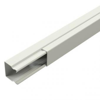 Niedax  Mini-Leitungsschutzkanal 16 x 16 mm, Länge 2m, Stahl verzinkt, reinweiß 