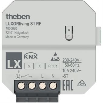 theben LUXORliving UP-Funk-Schaltaktor 1-fach S1 RF 