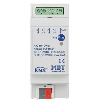 MDT Analog Ein-/Ausgang AIO-0410V.01 4-fach 2TE 0-10V REG 