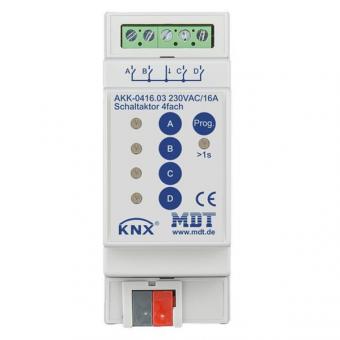 MDT Schaltaktor AKK-0416.03 2TE REG, 230VAC, 16A 