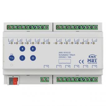 MDT Schaltaktor AKK-1616.03 8TE REG, 230VAC, 16A 