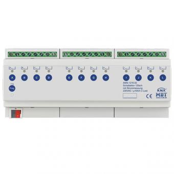 MDT Schaltaktor AMS-1216.02 12TE REG, 230VAC, 16A, C-Last 140µF, mit Strommessung 