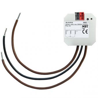 MDT Jalousieaktor 1-fach JAL-01UP.02 Unterputzgerät, 6A, für Rollladenmotoren 230VAC bis 300W 