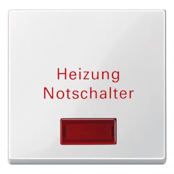 Merten Wippe für Heizungs-Notschalter, System M (polarweiß glänzend) 