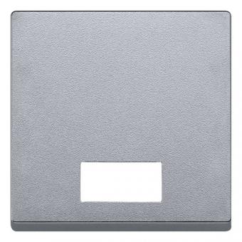 MertenWippe mit  rechteckigem Symbolfenster, System M (aluminium matt) 