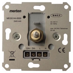 Merten MEG5144-0000 DALI-Drehdimmer-Einsatz Tunable White mit Spannungsversorgung 