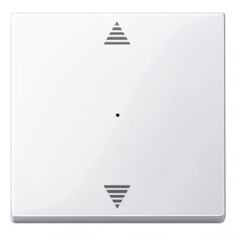 Merten Wippe für Taster-Modul 1fach (Pfeile Auf/Ab) PlusLink, System M, aktivweiß glänzend 