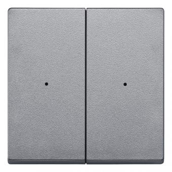 Merten Wippen für Taster-Modul 2fach PlusLink, System M, aluminium matt 