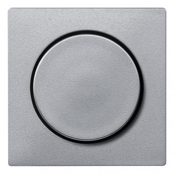 Merten Zentralplatte mit Drehknopf, System M (aluminium) 