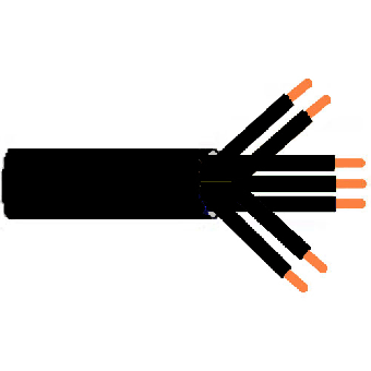 Erdkabel NYY-O  7x1,5 - Meterware 