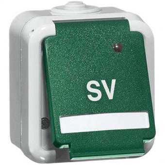Peha - Steckdose SCHUKO, grün SV 