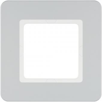 Berker Abdeckrahmen Q.7, 1-fach (alu, samt, lackiert) 