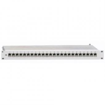 Rutenbeck PP-ClassEA iso-24/1 - Patchpanel ClassEA, 19", 1 HE, 24 RJ45-Steckbuchsen 