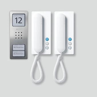 Siedle SET CA 812-2 E/W - Set Compact Audio für das 2-Familienhaus 
