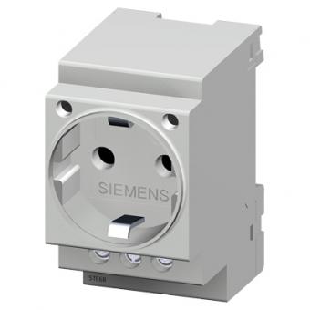Siemens 5TE6800 - Steckdose für Hutschiene, 16A, 230V Schuko 
