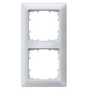 Siemens  Delta Line Abdeckrahmen 2-fach (aluminiummetallic) 