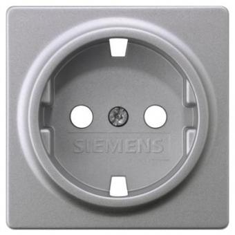 Siemens Steckdosenabdeckung für Ersatz (aluminiummetallic) 