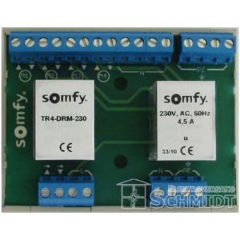 Somfy TR4-AP-230 - Trennrelais Aufputz für 4 Antriebe, Bemessungsstrom 4,5 A 