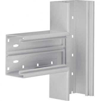 tehalit T-Stück Grundprofil, PVC zu BR 65x100mm, lichtgrau 
