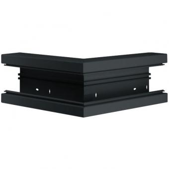 tehalit Außeneck Grundprofil, PVC zu BR 65x130mm, graphitschwarz 