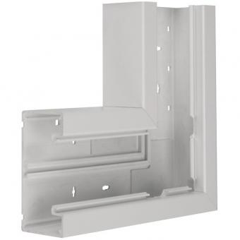 tehalit Flachwinkel Grundprofil, PVC zu BR 65x130mm, lichtgrau 