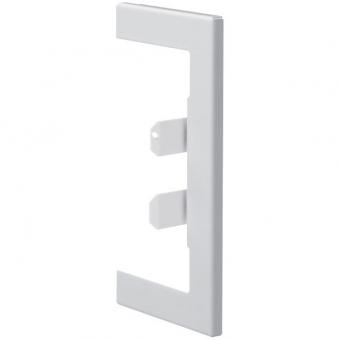 tehalit Wandanschlussblende zu BR 65x130mm, verkehrsweiß 