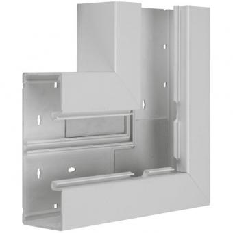 tehalit Flachwinkel Grundprofil, PVC zu BR 65x170mm, lichtgrau 