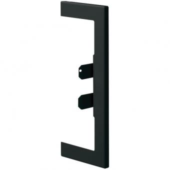 tehalit Wandanschlussblende zu BR 65x170mm, graphitschwarz 