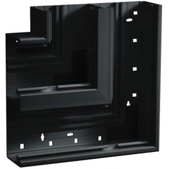 tehalit Flachwinkel Grundprofil, PC-ABS zu BR 65x210mm, graphitschwarz 