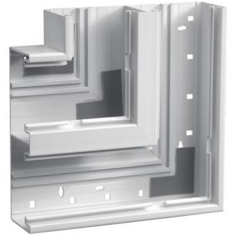 tehalit Flachwinkel Grundprofil, PC-ABS zu BR 65x210mm, verkehrsweiß 