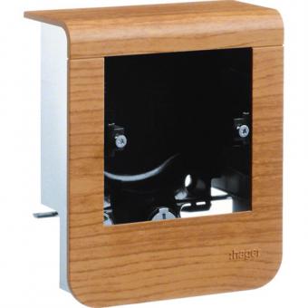 tehalit Geräteträger universal design für UP-Geräte mit Rahmen SL 20x55mm, Dekor Buche 