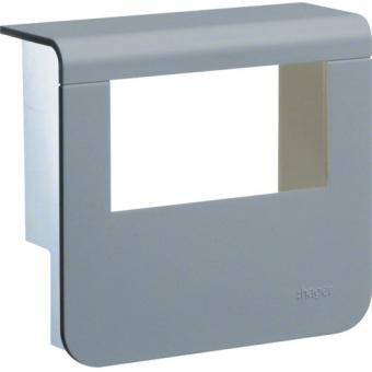 tehalit Geräteträger-Oberteil mit seitlichen Spiegelflächen SL 20x55mm, Dekor Aluminium 