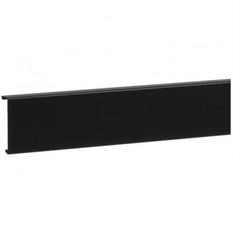 tehalit Sockelleistenkanal-Oberteil PVC zu SL 20x80mm, Länge 2m, graphitschwarz 