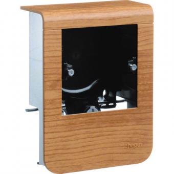 tehalit Geräteträger universal design für UP-Geräte mit Rahmen SL 20x80mm, Dekor Buche 