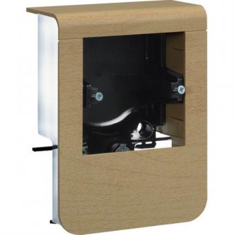 tehalit Geräteträger universal design für UP-Geräte mit Rahmen SL 20x80mm,  Dekor Ahorn 