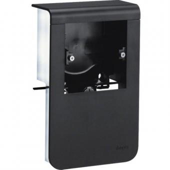 tehalit Geräteträger universal design für UP-Geräte mit Rahmen zu SL 20x115mm, graphitschwarz 